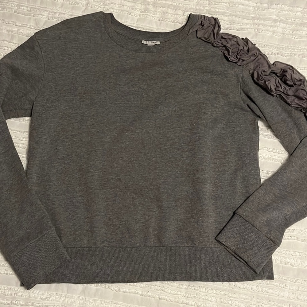 Halogen cold shoulder sweatshirt